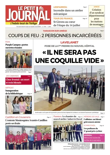 Le Petit Journal - L’hebdo local de l’Ariège - 29 三月 2024