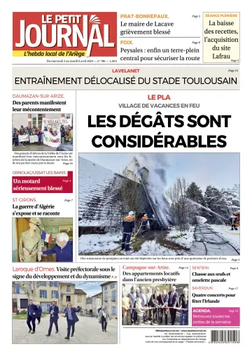 Le Petit Journal - L’hebdo local de l’Ariège - 05 avr. 2024