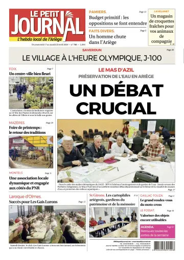 Le Petit Journal - L’hebdo local de l’Ariège - 19 abr. 2024