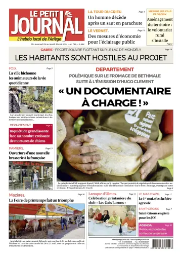 Le Petit Journal - L’hebdo local de l’Ariège - 26 4월 2024