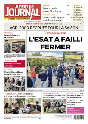 Le Petit Journal - L’hebdo local de l’Ariège - 03 mayo 2024