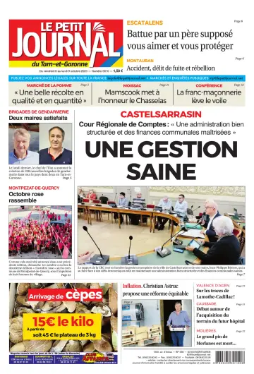 Le Petit Journal - du Tarn-et-Garonne - 7 Oct 2023