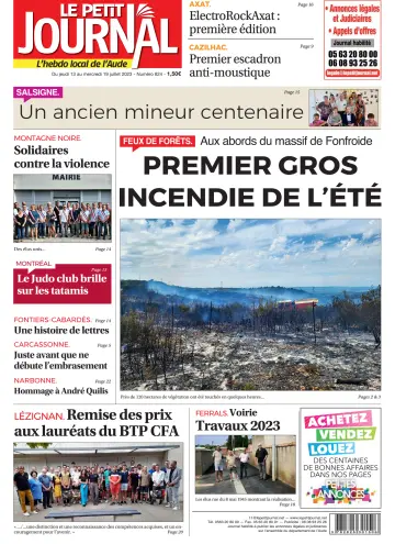 Le Petit Journal - L'hebdo local de l'Aude - 13 Jul 2023