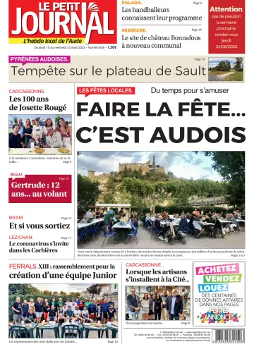 Le Petit Journal - L'hebdo local de l'Aude - 10 Aug 2023