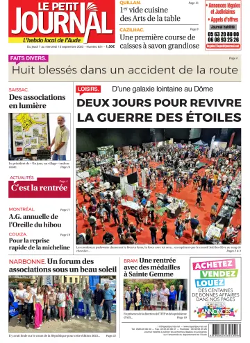 Le Petit Journal - L'hebdo local de l'Aude - 7 Sep 2023