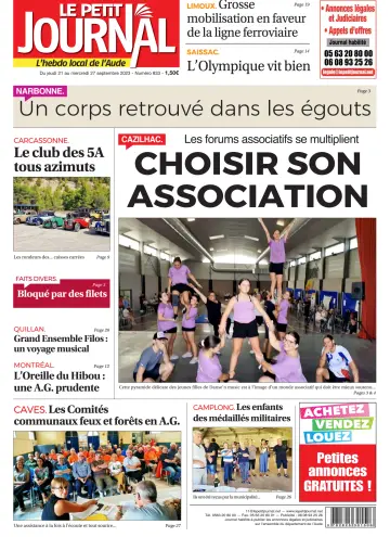 Le Petit Journal - L'hebdo local de l'Aude - 21 Sep 2023