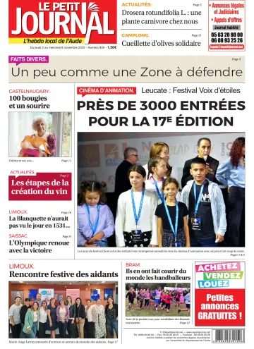 Le Petit Journal - L'hebdo local de l'Aude - 2 Nov 2023