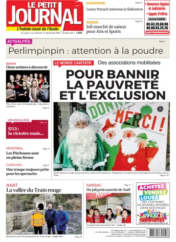 Le Petit Journal - L'hebdo local de l'Aude - 07 дек. 2023