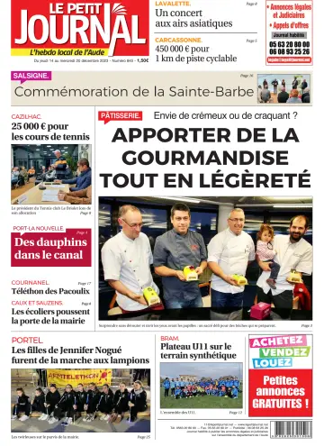 Le Petit Journal - L'hebdo local de l'Aude - 14 Noll 2023