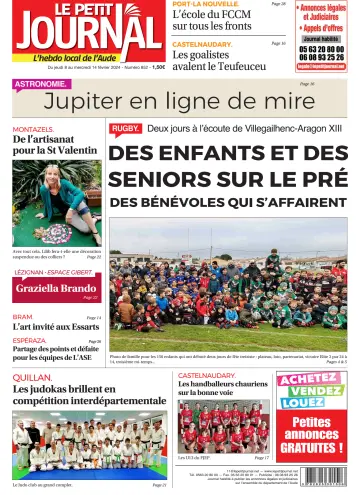 Le Petit Journal - L'hebdo local de l'Aude - 08 2월 2024