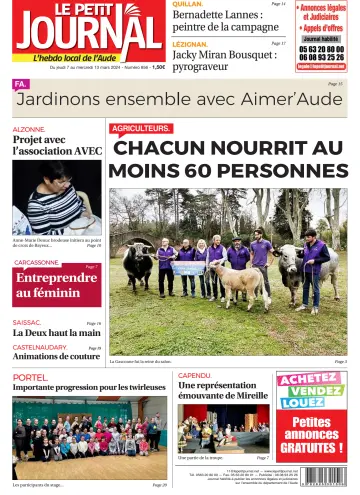 Le Petit Journal - L'hebdo local de l'Aude - 07 3月 2024