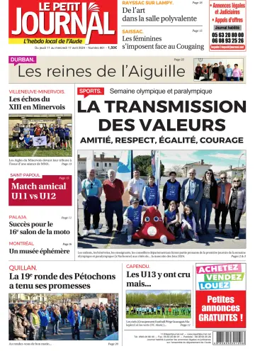 Le Petit Journal - L'hebdo local de l'Aude - 11 апр. 2024