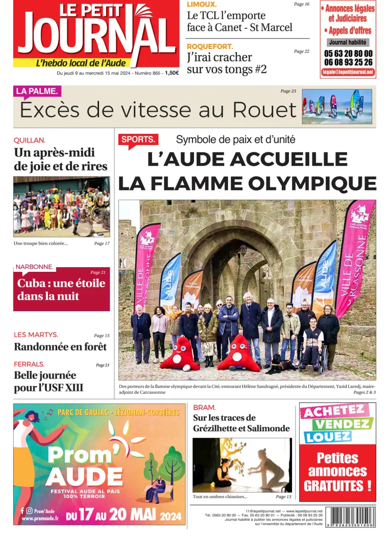 Le Petit Journal - L'hebdo local de l'Aude