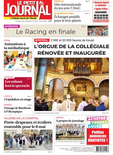 Le Petit Journal - L'hebdo local de l'Aude - 16 mayo 2024