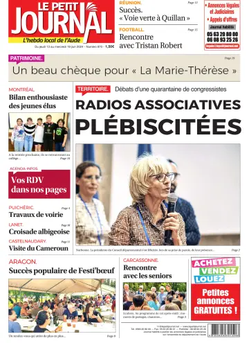 Le Petit Journal - L'hebdo local de l'Aude - 13 Jun 2024