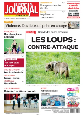 Le Petit Journal - L'hebdo local de l'Aveyron - 13 Jul 2023