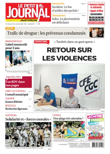 Le Petit Journal - L'hebdo local de l'Aveyron - 20 Jul 2023
