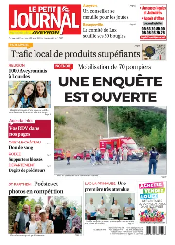 Le Petit Journal - L'hebdo local de l'Aveyron - 24 Aug 2023