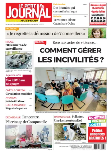Le Petit Journal - L'hebdo local de l'Aveyron - 21 Sep 2023