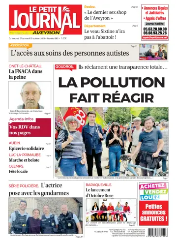 Le Petit Journal - L'hebdo local de l'Aveyron - 28 Sep 2023