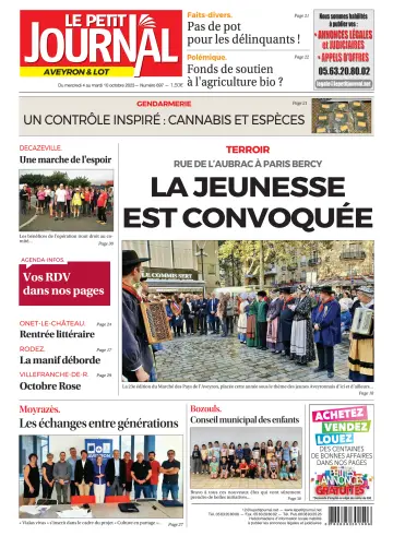 Le Petit Journal - L'hebdo local de l'Aveyron - 5 Oct 2023