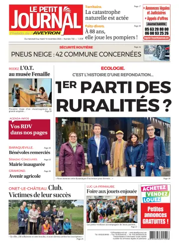 Le Petit Journal - L'hebdo local de l'Aveyron - 9 Nov 2023