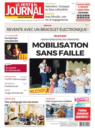 Le Petit Journal - L'hebdo local de l'Aveyron - 23 Nov 2023