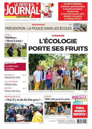Le Petit Journal - L'hebdo local de l'Aveyron - 21 Ara 2023