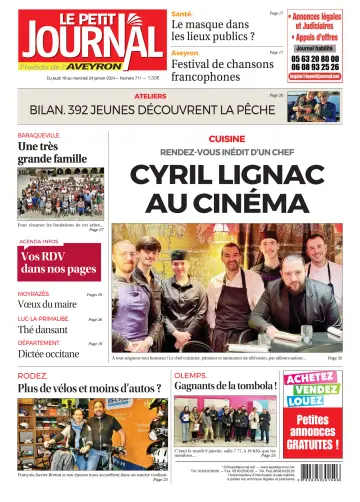 Le Petit Journal - L'hebdo local de l'Aveyron - 18 Oca 2024