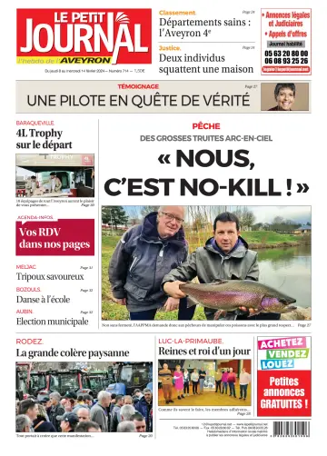 Le Petit Journal - L'hebdo local de l'Aveyron - 08 二月 2024