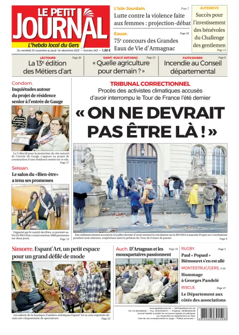 Le Petit Journal - L'hebdo local du Gers