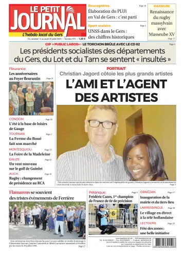 Le Petit Journal - L'hebdo local du Gers - 14 Jul 2023