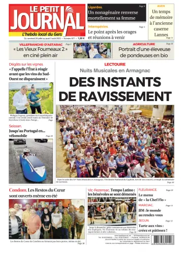 Le Petit Journal - L'hebdo local du Gers - 28 Jul 2023