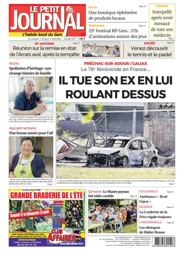 Le Petit Journal - L'hebdo local du Gers - 11 Aug 2023