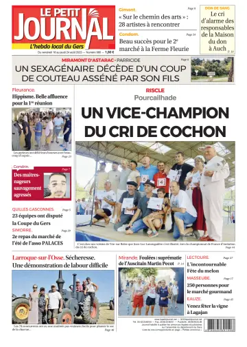 Le Petit Journal - L'hebdo local du Gers - 18 Aug 2023