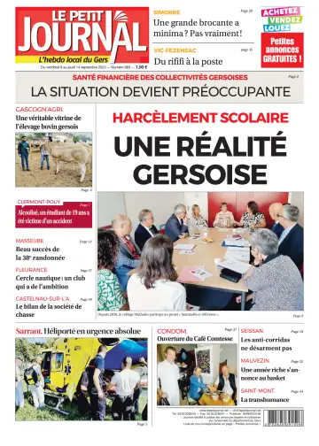 Le Petit Journal - L'hebdo local du Gers - 8 Sep 2023
