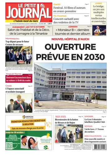 Le Petit Journal - L'hebdo local du Gers - 29 Sep 2023