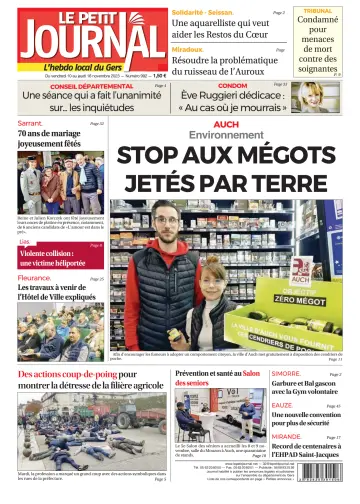 Le Petit Journal - L'hebdo local du Gers - 10 Nov 2023