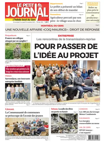 Le Petit Journal - L'hebdo local du Gers - 24 ноя. 2023
