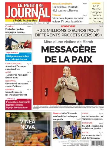 Le Petit Journal - L'hebdo local du Gers - 01 12月 2023
