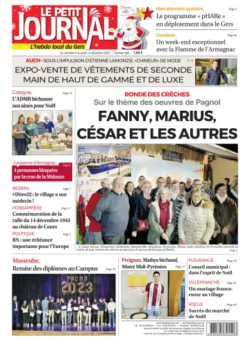 Le Petit Journal - L'hebdo local du Gers - 8 Dec 2023