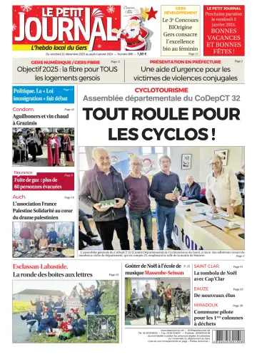 Le Petit Journal - L'hebdo local du Gers - 22 Rhag 2023