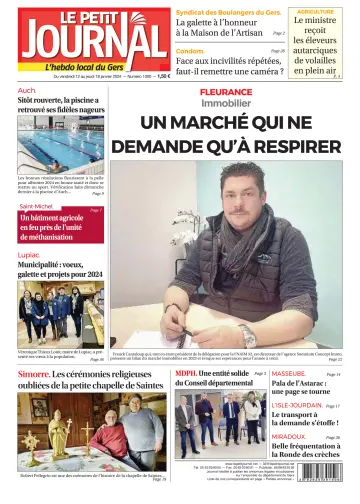 Le Petit Journal - L'hebdo local du Gers - 12 Jan. 2024