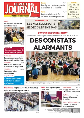 Le Petit Journal - L'hebdo local du Gers - 26 Jan. 2024