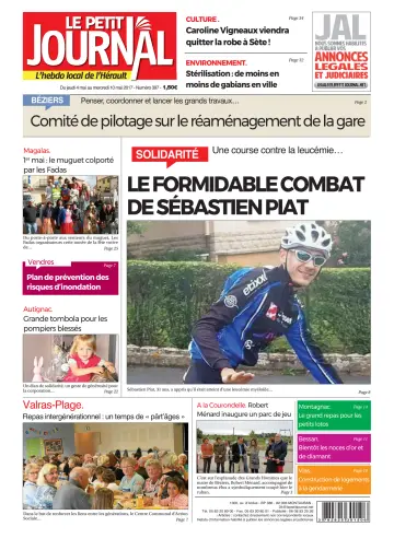 Le Petit Journal - L'hebdo local de l'Hérault - 5 May 2017