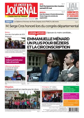 Le Petit Journal - L'hebdo local de l'Hérault - 19 May 2017