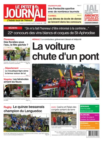 Le Petit Journal - L'hebdo local de l'Hérault - 4 May 2018