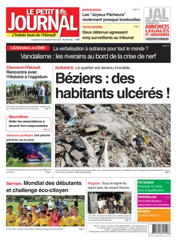Le Petit Journal - L'hebdo local de l'Hérault - 25 May 2018