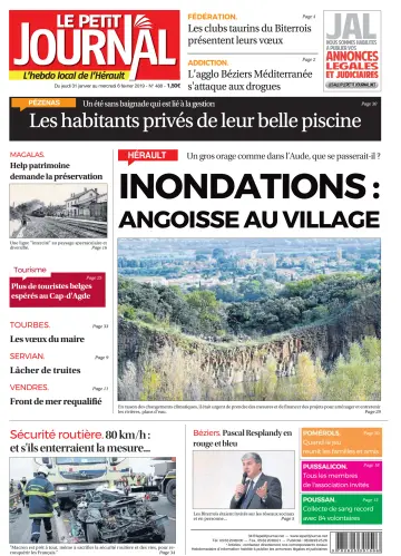 Le Petit Journal - L'hebdo local de l'Hérault - 1 Feb 2019