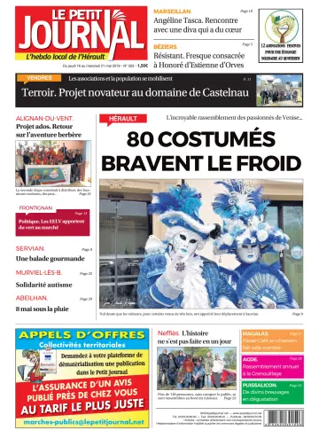 Le Petit Journal - L'hebdo local de l'Hérault - 17 May 2019